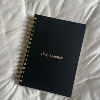 Daily Planner-Noir Luxe