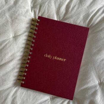 Daily Planner-Divine Red